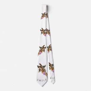 Playful Giraffe Funny Neck Tie - Lächeln - Ihr Tex Krawatte