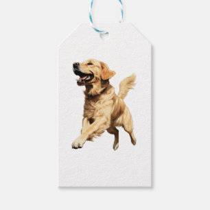 Playful Golden Retriever Puppy - fröhliche Pet Ill Geschenkanhänger