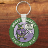Playful Grape Hiker Trail Friendship Schlüsselanhänger (Rückseite)