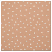 Playful Halloween flower pattern with retro smilin Stoff (Muster)