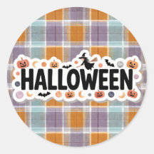 Playful Halloween Plaid