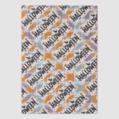 Playful Halloween Plaid Seidenpapier (Vorderseite)