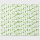 Playful Hand-Drawn Heart Pattern Geschenkpapier (Flach)