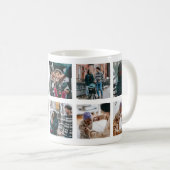 Playful Happy Family Foto Collage Kaffeetasse (VorderseiteRechts)