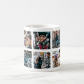 Playful Happy Family Foto Collage Kaffeetasse (Mittel)