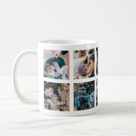 Playful Happy Family Foto Collage Kaffeetasse