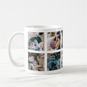 Playful Happy Family Foto Collage Kaffeetasse