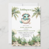 Playful Hatching Soon Egg Baby Shower Invitation Einladung (Vorderseite)
