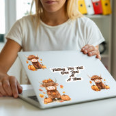 Playful Highland Cow Tiny Sticker Sheet