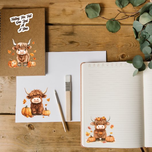 Playful Highland Cow Tiny Sticker Sheet