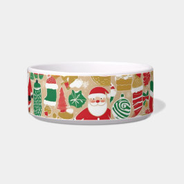 Playful Holiday Leckereien Cat Bowl - Festive Sant Napf