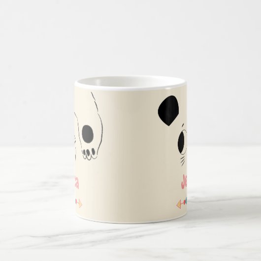 Playful Honey Bear Sliding Kaffeetasse (Mittel)