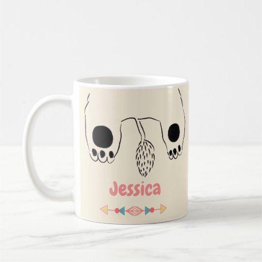 Playful Honey Bear Sliding Kaffeetasse (Links)