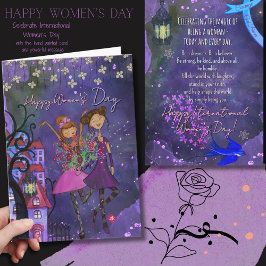Playful International Women’s Day Celebration Card Feiertagskarte