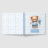 Playful It's a boy teddy Bär Gästebuch Keepsake (Voll)