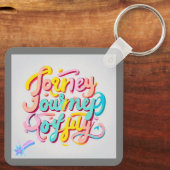 "Playful Journey Artwork" Schlüsselanhänger (Rückseite)