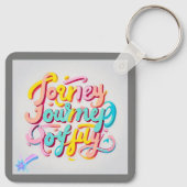 "Playful Journey Artwork" Schlüsselanhänger (Rückseite)