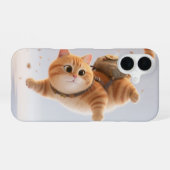 Playful Kawaii Cat Phone Case iPhone 16 Hülle (Rückseite (Horizontal))