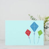Playful Kites Briefpapier (Stehend Vorderseite)
