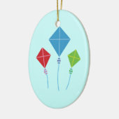 Playful Kites Keramik Ornament (Links)