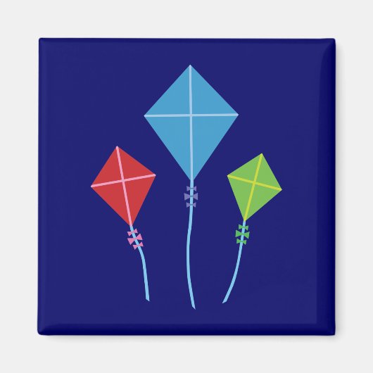 Playful Kites Magnet (Vorne)