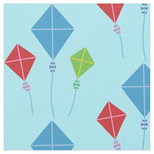 Playful Kites Stoff (Nahaufnahme)