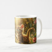 Playful Kitten Digital Art Kaffeetasse (VorderseiteRechts)