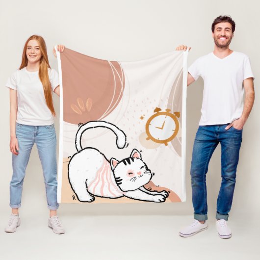 Playful Kitten Fleece Blanket (Beispiel)