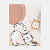 Playful Kitten Fleece Blanket (Vorderseite)