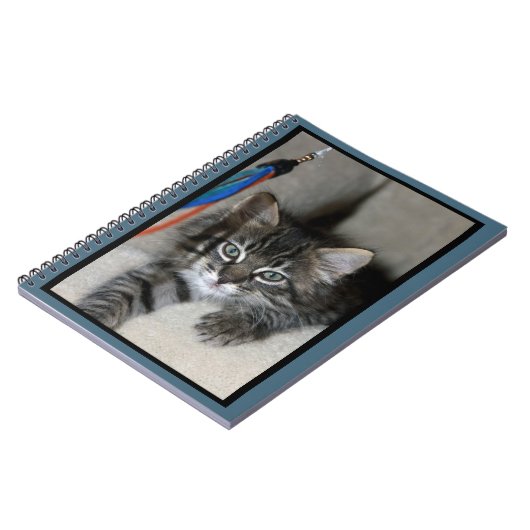 Playful Kitten Kimber Notebook Notizblock (Linke Seite)
