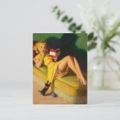 Playful Kitten Postkarte (Stehend Vorderseite)