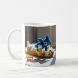 Playful Kitten Toy Kaffeetasse