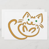 Playful Kitty Briefpapier (Vorne/Hinten)
