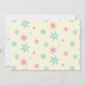 Playful Kitty Cat Weihnachtsfest Party Einladung (Rückseite)