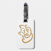 Playful Kitty Gepäckanhänger (Rückseite vertikal)