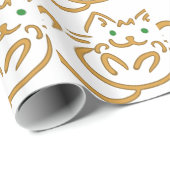 Playful Kitty Geschenkpapier (Rolleneckpunkt)