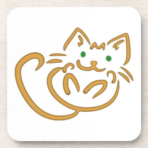 Playful Kitty Getränkeuntersetzer