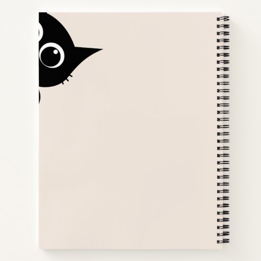 Playful Kitty Notebook Notizblock (Rückseite)
