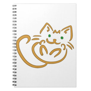 Playful Kitty Notizblock
