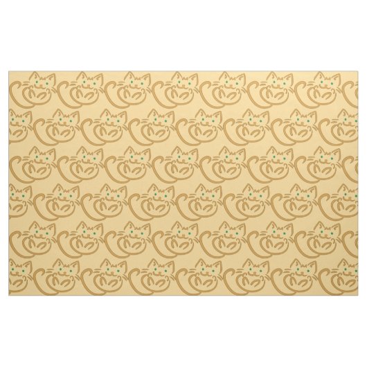 Playful Kitty Stoff (Fat Quarter (45,7 x 55,9 cm))