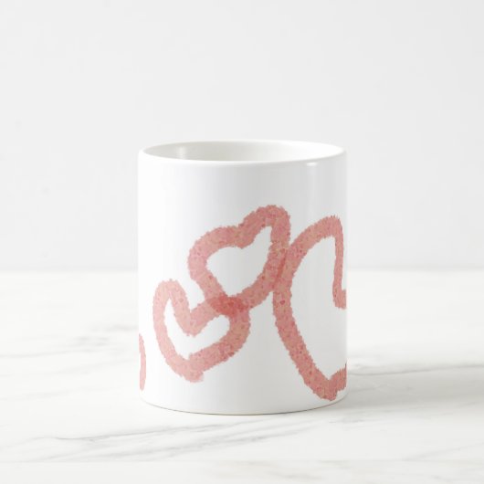 "PLAYFUL KLEINE HERZEN" Klassische Tasse, 11 oz Kaffeetasse (Mittel)