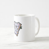 Playful Koala – Cute Kawaii Illustration Kaffeetasse (VorderseiteRechts)