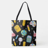 Playful Learning – Cute Education Seamless Pattern Tasche (Vorderseite)