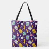 Playful Learning – Cute Education Seamless Pattern Tasche (Rückseite)