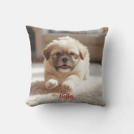 Playful Lhasa Apso Personalisiert Kissen