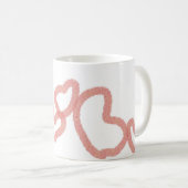 "PLAYFUL LITTLE HEARTS" Klassische Tasse, 11 oz Ka Kaffeetasse (VorderseiteRechts)