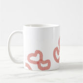 "PLAYFUL LITTLE HEARTS" Klassische Tasse, 11 oz Ka Kaffeetasse (Links)