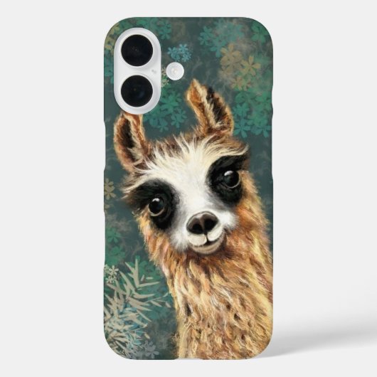 Playful Llama - Smile Case-Mate iPhone Hülle (Rückseite)
