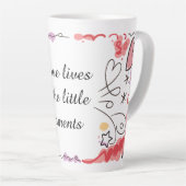 Playful Love Doodle Illustration Milchtasse (Rechte Ecke)