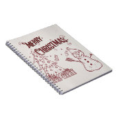 Playful Merry Christmas Notizblock (Rechte Seite)